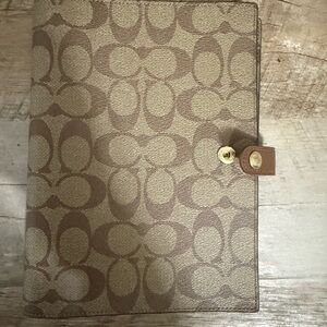 Coach Brown Monogram Planner